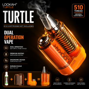 LOOKAH Turtle 400 mAh Discreet Hidden Cart 510 Battery