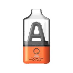 Orange - Lookah Octopus Mini Electric Dab Rig (Mini rig)