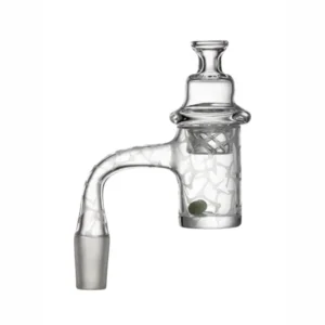 14MM Quartz Banger (90°) with Terp Pearls & Carb Cap