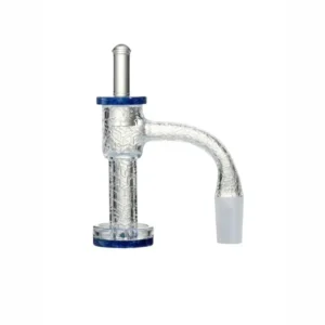 14mm Treasure Blue Terp Slurper Quartz Banger with Carb Cap
