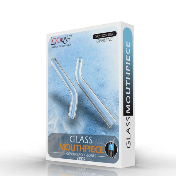 2PCS Lookah Dragon Egg Glass Mouthpieces Replacement