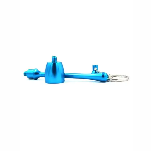 2pcs Mushroom Key Chain Metal Smoking Pipe - Image 2