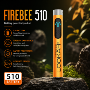 LOOKAH Firebee | 650 mAh Slim 510 Vape Pen Battery