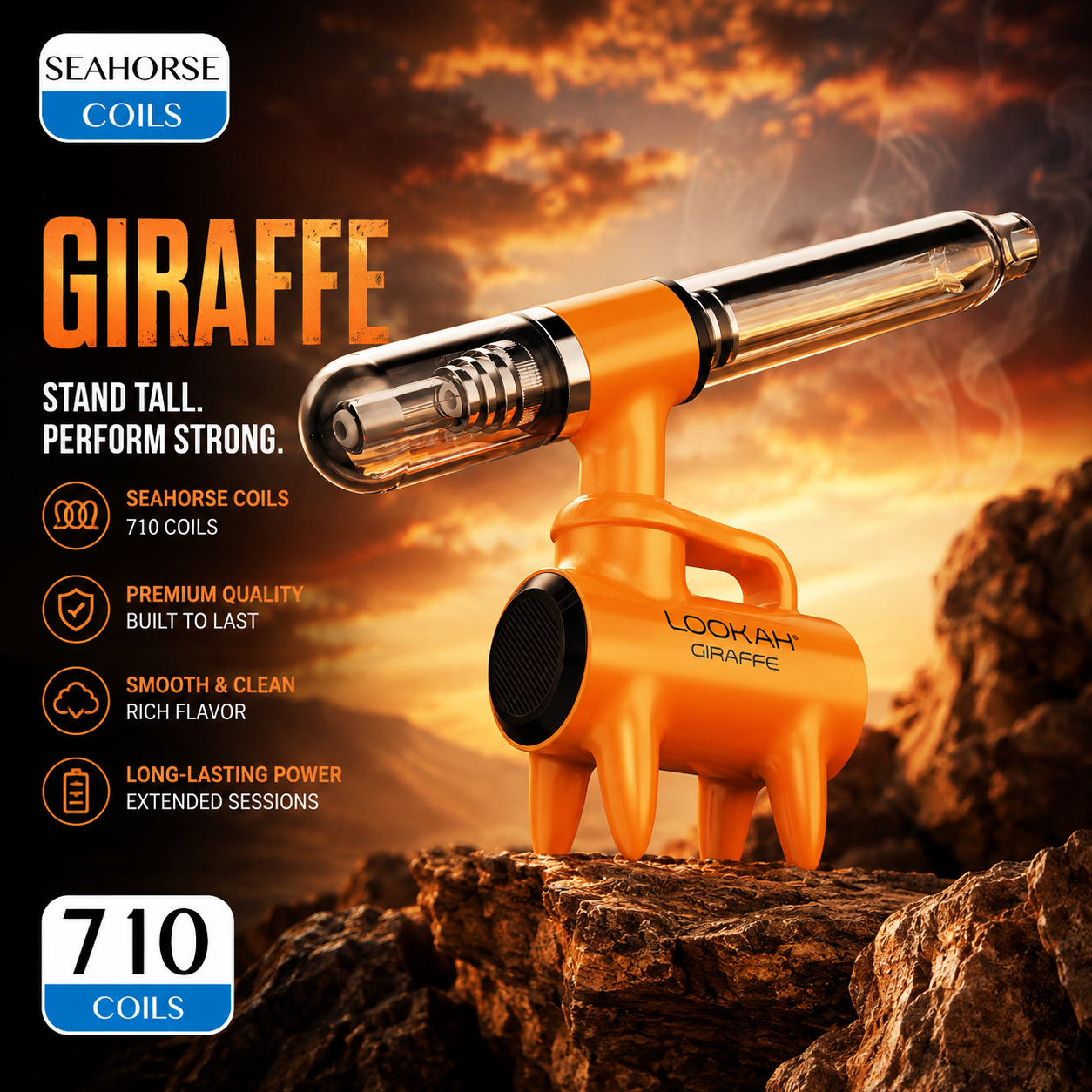 LOOKAH Giraffe Cute Electric Nectar Collector Dab Pen