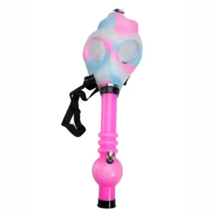 Classic Glow-in-the-Dark Transfer Silicone Gas Mask Bong