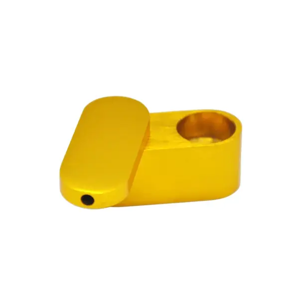 `Discreet Aluminum Alloy Smoking Pipe with Sliding Cover - Image 5