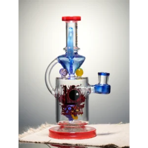 Lookah 10.5" Cool Owl Percolator Glass Bong