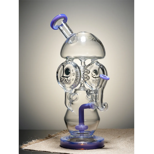 Lookah 12.4" Alien Brain Percolator Recycler Glass Bong