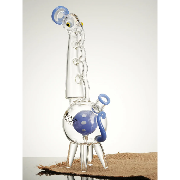 Lookah 12.5" Cool Giraffe Recycler Glass Bong - Image 2