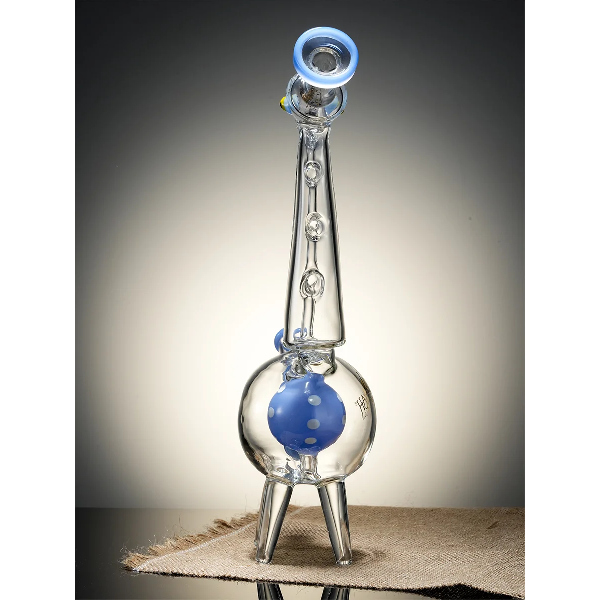 Lookah 12.5" Cool Giraffe Recycler Glass Bong - Image 3