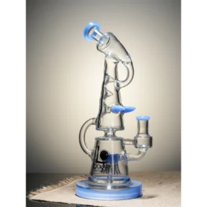 Lookah 12" Dinosaur 8-Arm Tree Perc Recycler Glass Bong