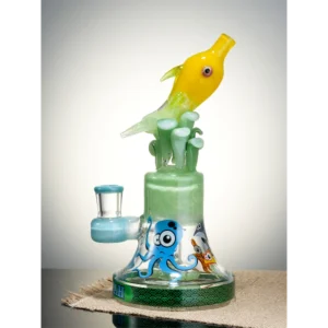 Lookah 8.5" Cool Ocean World Artistic Glass Dab Rig