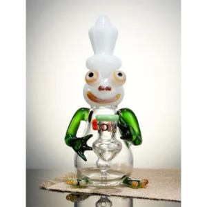 Lookah 8" Mini Cool Frog Themed Glass Dab Rig