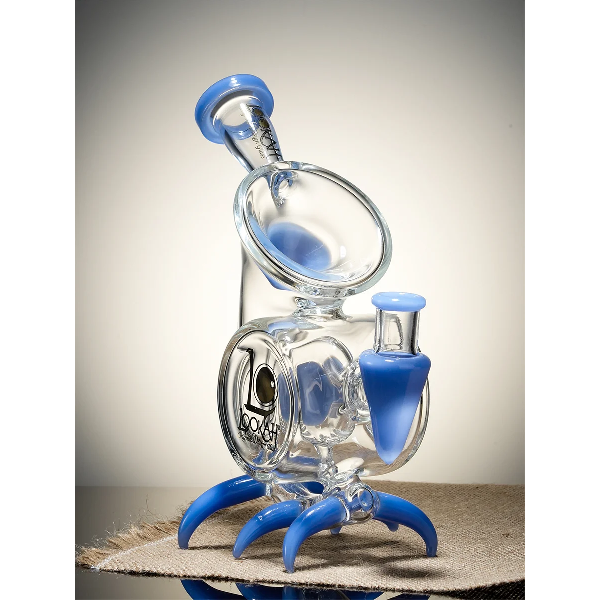Lookah 9" Mini Cool Alien Stalker Recycler Glass Bong
