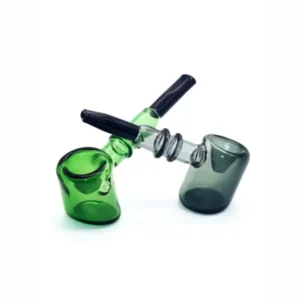 Two-toned Hammer Glass Smoking Pipe