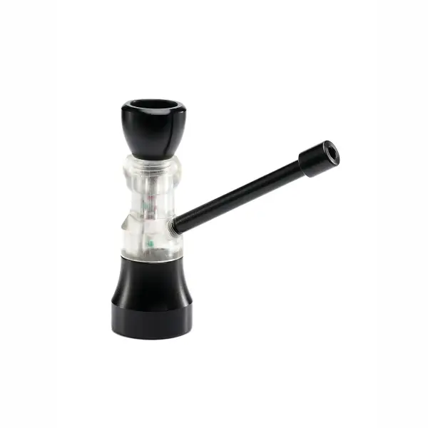 Hourglass Style Aluminum Alloy Smoking Pipe Multiple Color - Image 2