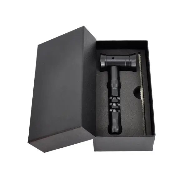 Hammer Aluminum Alloy Smoking Pipe MultiColor - Image 2